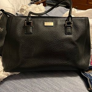 Great used like new Kate Spade black leather purse!